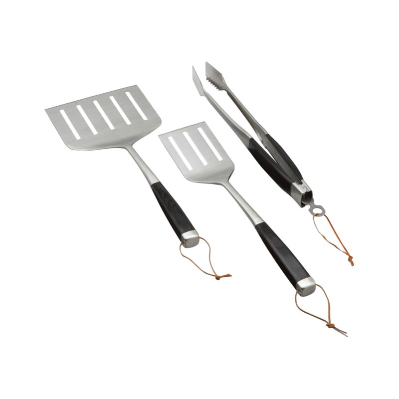 WoodHandled Grill Tools Crate and Barrel