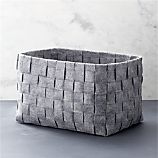 Large Woven Felt Bin