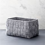 Small Woven Felt Bin