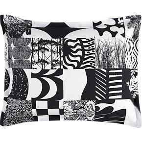 Marimekko Yhdessa Black Standard Sham