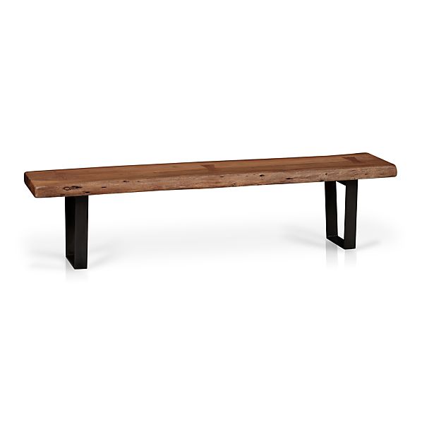 Yukon Coffee Table-Bench in Side, Coffee Tables | Crate and Barrel