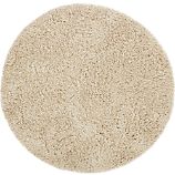 Zia Natural 6' Round Shag Rug