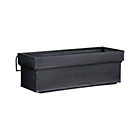 Zinc Rectangular Planter with Rail Hook Set.