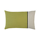 Zipper Green Pillow.