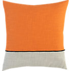 Zipper Orange Pillow.