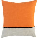 Zipper Orange 18" Pillow