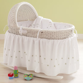 White Nod Bassinet and Bedding Sets