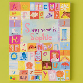 Hello my name is... Personalized Wall Art (Girl)
