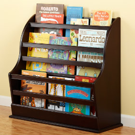 Bin There Done That Floor Book Bin (Espresso)