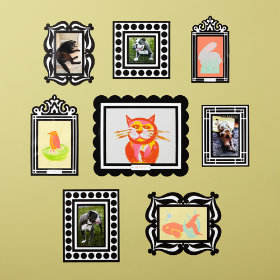 Gallery Frames Wall Decals (Set of 8)