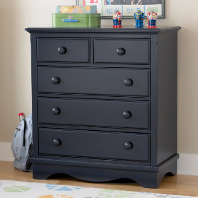 Walden 2-Over-3 Dresser (Midnight Blue)