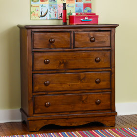 Walden 2-Over-3 Dresser (Chocolate)