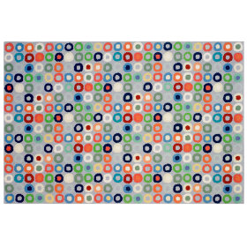 Round and Round Rug (Blue)