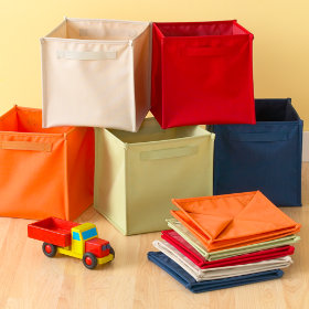 I Think I Canvas Cube Bin