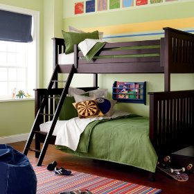 Simple Twin-Over-Full Bunk (Espresso)