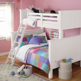 Walden Twin-Over-Full Bunk (White)
