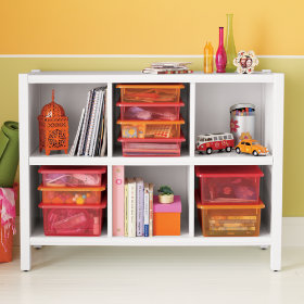 6-Cube Bookcase (White)