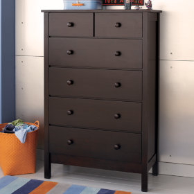 Simple 2-Over-4 Dresser (Espresso)