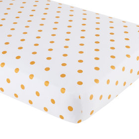 Marine Queen Crib Fitted Sheet (Gold Dot)