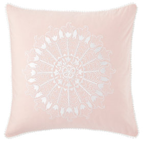 Antique Chic Floral Throw Pillow