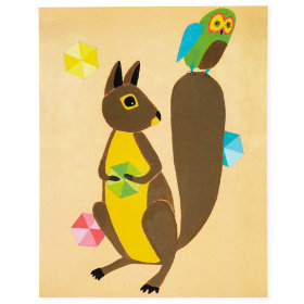 Squirrel and Owl Wall Art