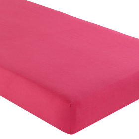 Crib Fitted Sheet (Hot Pink)