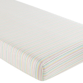 Crib Fitted Sheet (Multi Stripe)