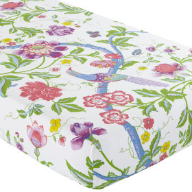 Crib Fitted Sheet (Multi Floral Print)