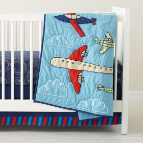 Come Fly With Me Crib Bedding