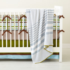 Clothes Make the Crib Blanket (Blue)