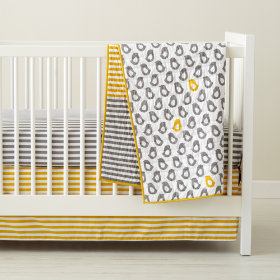 Not a Peep Crib Reversible Skirt