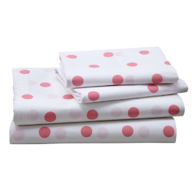 Polka Dot Sheet Set (Pink)