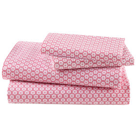 Little Pink Flowers Sheet Set