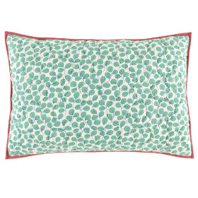 Princess and the Pea Quilted Leaves Sham