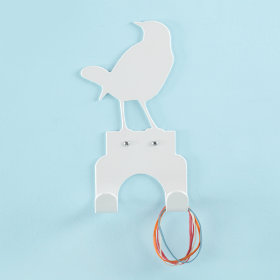 Birds Eye Wall Hook (White)