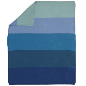 Knit Ombre Blanket (Blue)
