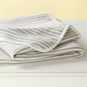 Mighty Stripe Blanket (Khaki)
