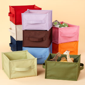I Think I Canvas Shelf Bin