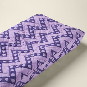 Changer Pad Cover (Purple Zigzag)