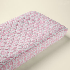 Changer Pad Cover (Pink Floral)