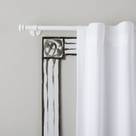 Button Cap Single Rod (White)