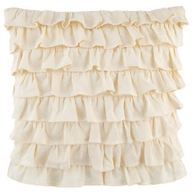 Petit Chateau Throw Pillow (French Ruffle)