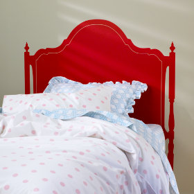 Olivia Headboard Decal (Red)