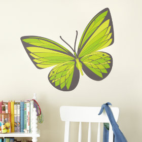 Fig. 1 Butterfly Decals (Emerald)