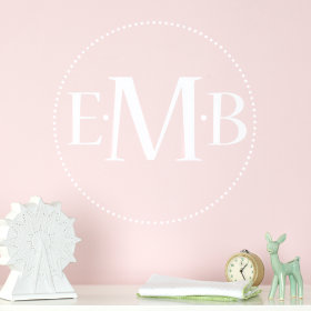 Monogram Wall Decal