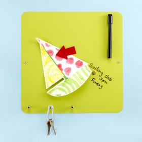 Hang On, Hang Up, Write Down Board (Lt. Green)