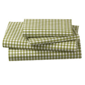 Green Gingham? Check. Sheet Set? Check