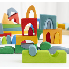It Makes a Village Block Set