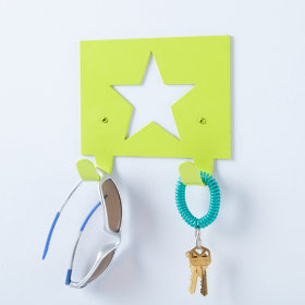 Star Studded Wall Hook (Green)