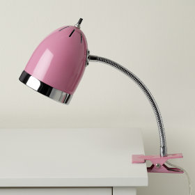 Now Clip it, Clip it Good Lamp (Pink)